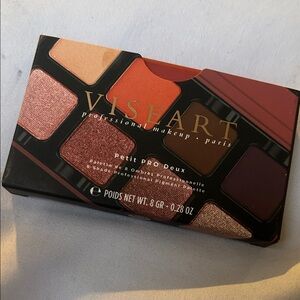 Viseart Petit PRO Deux Eyeshadow Palette - Pink, Orange, Brown NIB